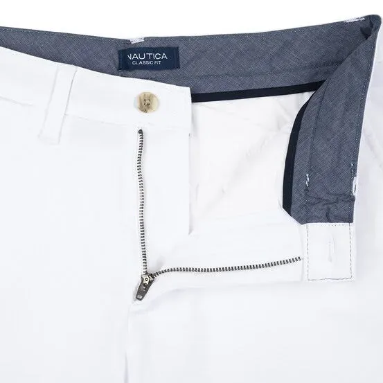 Short nautica blanco para caballero