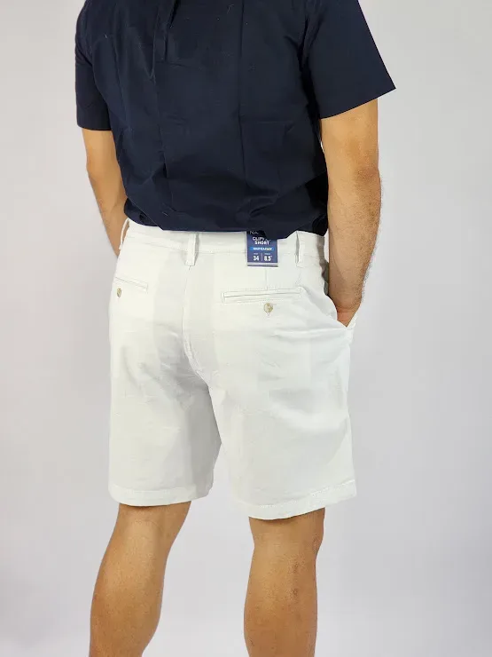 Short nautica blanco para caballero