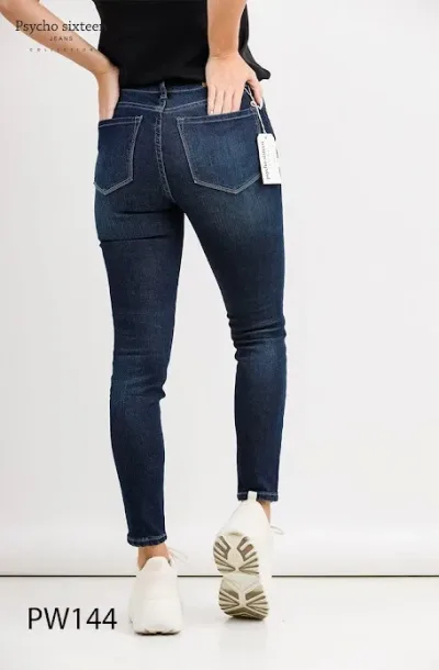 Jeans para dama Psycho Sixteen PW144 color azul