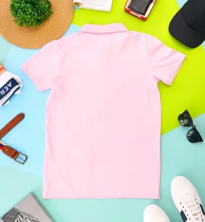 Camiseta Cambrige Polo Club para caballero color rosa