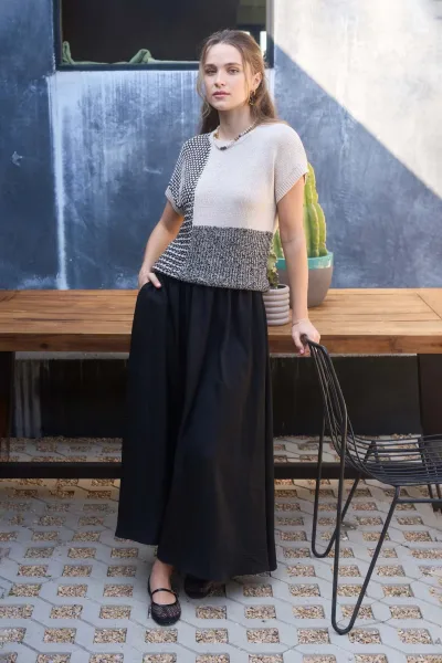 Blusa para dama, tejida