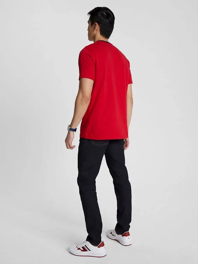 Camiseta Tommy Hilfiger para caballero color rojo