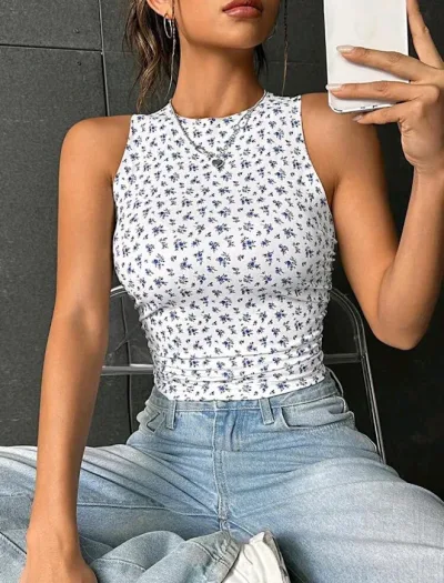 Blusa para dama diseño floral