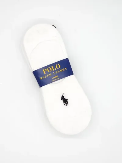 Set 6 pares de calcetas Polo Ralph Lauren para dama color blanco
