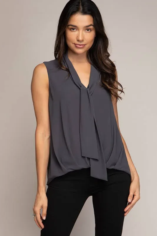 Blusa para dama color carbón