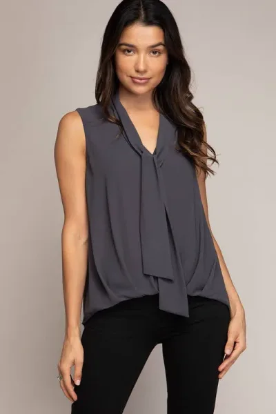 Blusa para dama color carbón