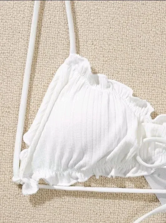 Vestido de baño para dama color blanco