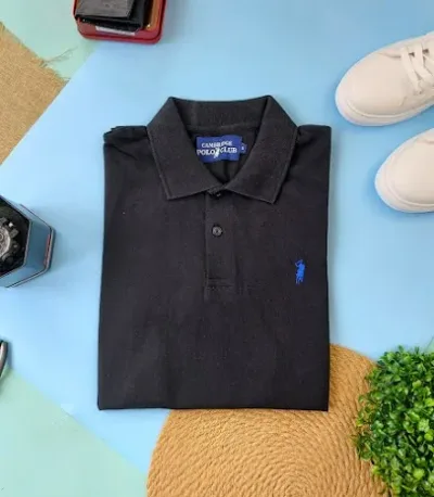 Camiseta Cambrige Polo Club para caballero color negra.