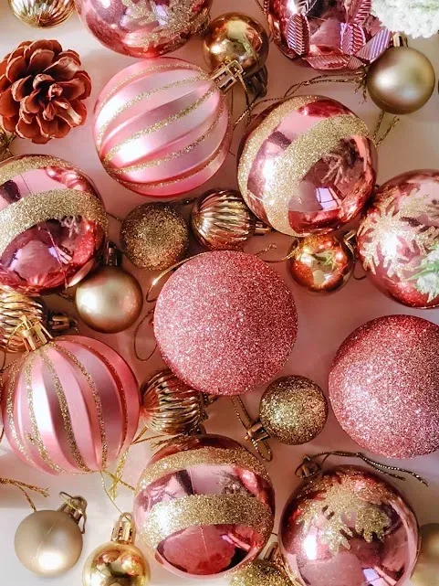 Set de decoraciones navideñas