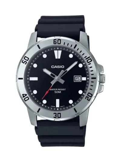 Reloj Casio para caballero MTP-VD01-1EVUDF COLOR NEGRO