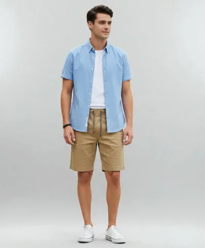 Short MBX para caballero color camel XS518B326