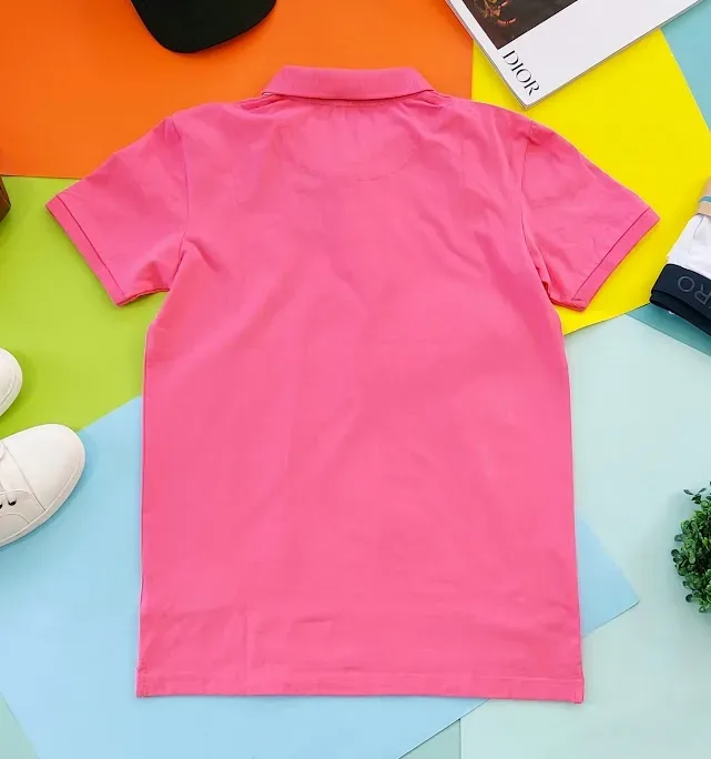 Camiseta Cambridge Polo Club para caballero color rosa