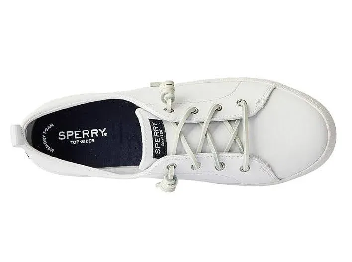 Tenis Sperry para dama color blanco  Crest Vibe Ap White STS82371