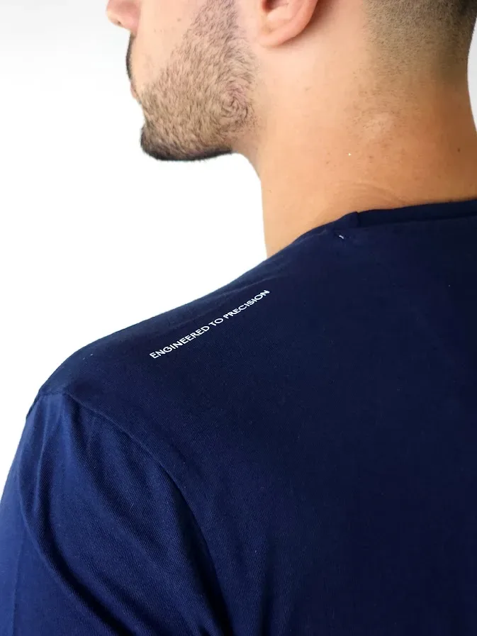 Camiseta Hummer para caballero color azul oscuro