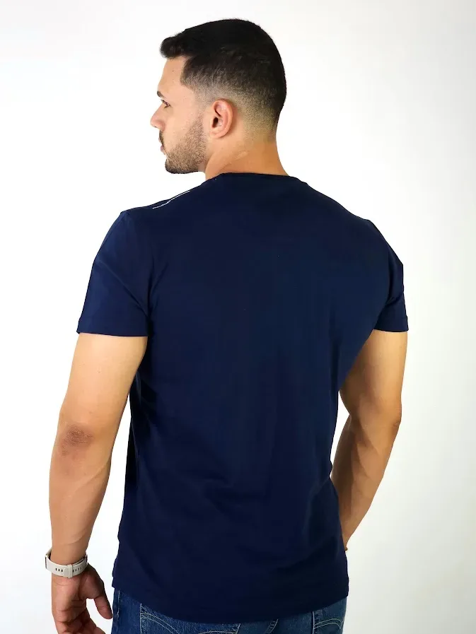Camiseta Hummer para caballero color azul oscuro