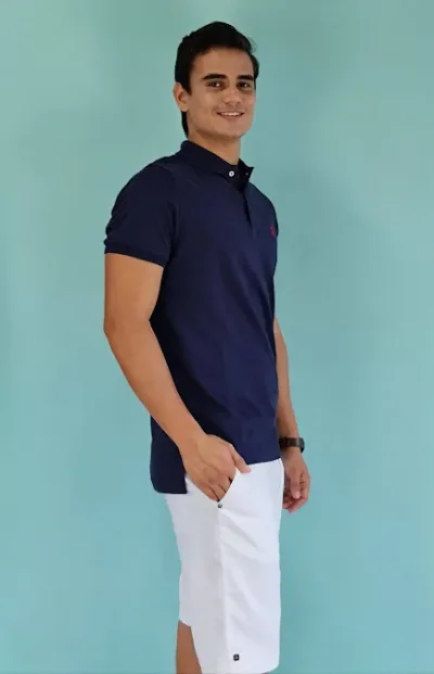 Camiseta US Polo ASSN para caballero color azul