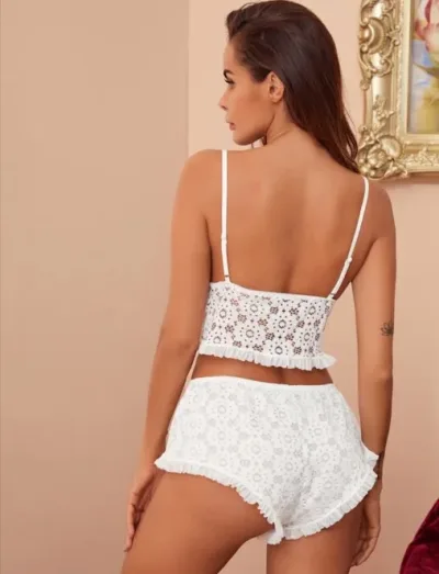 Lencería para dama color blanco