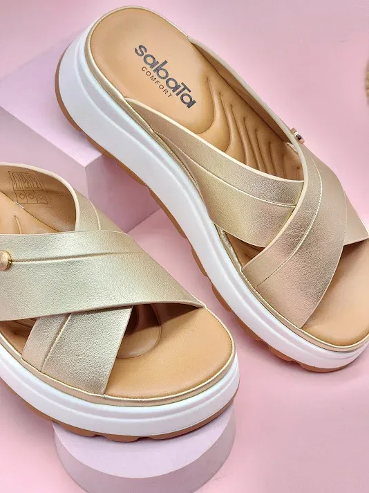 Sandalias Sabata para dama loren-2508 GOLD