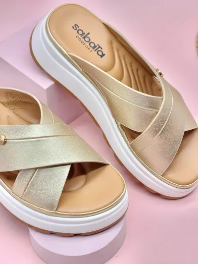 Sandalias Sabata para dama loren-2508 GOLD