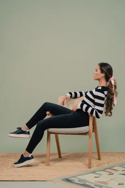 Jeans Estivaneli para dama color negro SO-4216