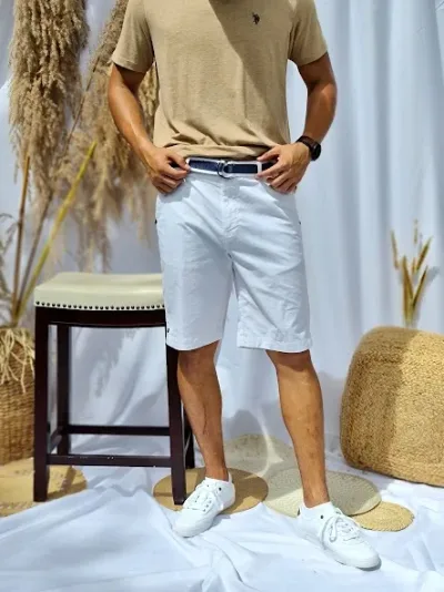 Short Micro para caballero color blanco