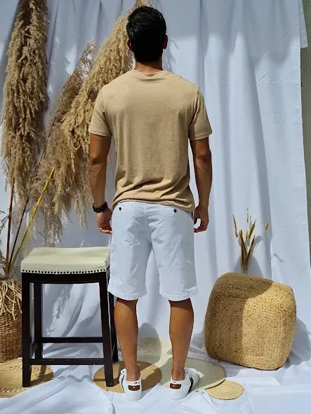 Short Micro para caballero color blanco