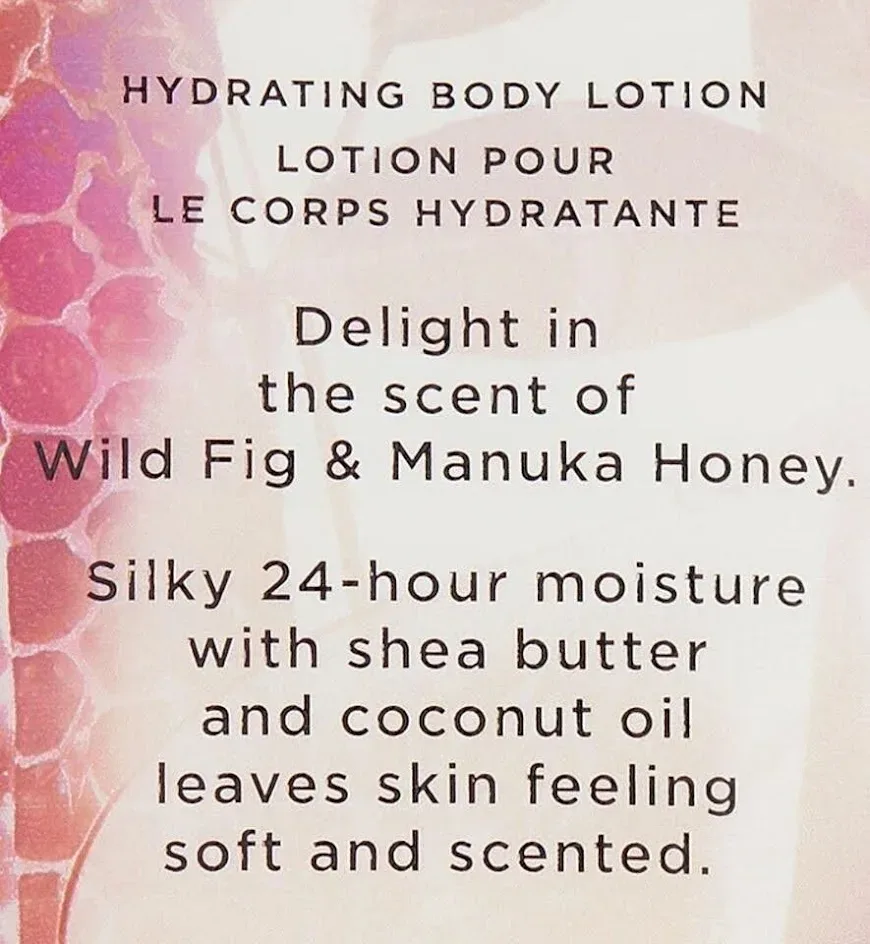 Loción Victoria’s Secret Wild Fig & Manuka Honey para dama