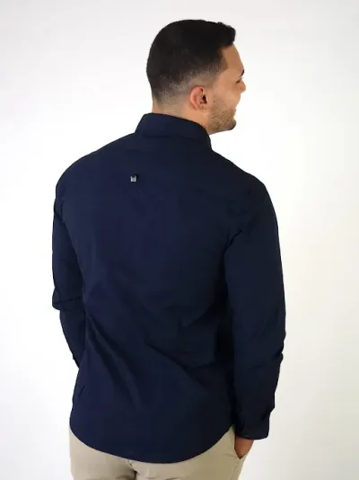 Camisa Hummer para caballero color azul