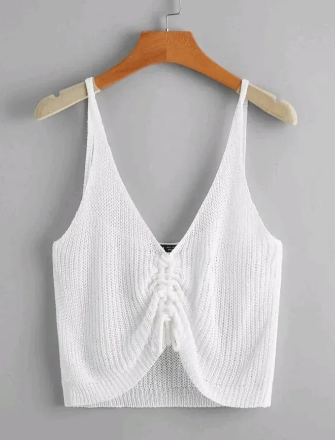 Crop top para dama color blanco