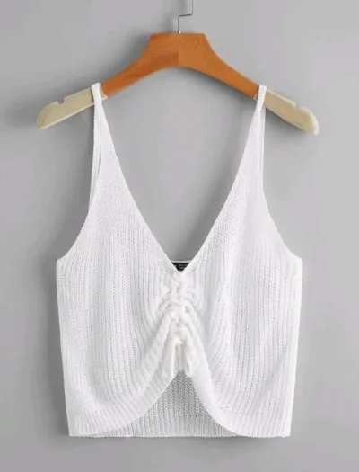 Crop top para dama color blanco