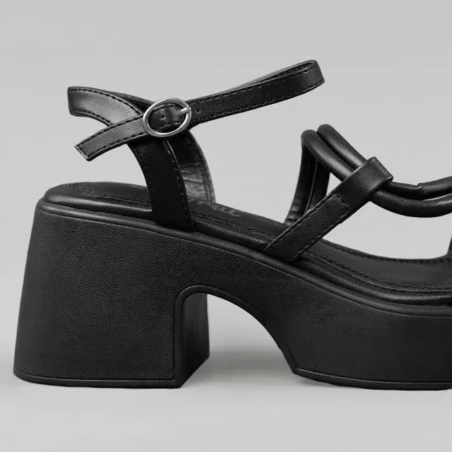Sandalias CORAL Vega black Pu
