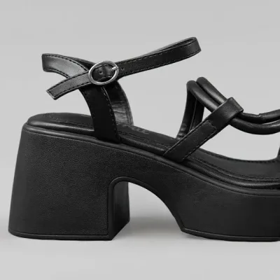 Sandalias CORAL Vega black Pu