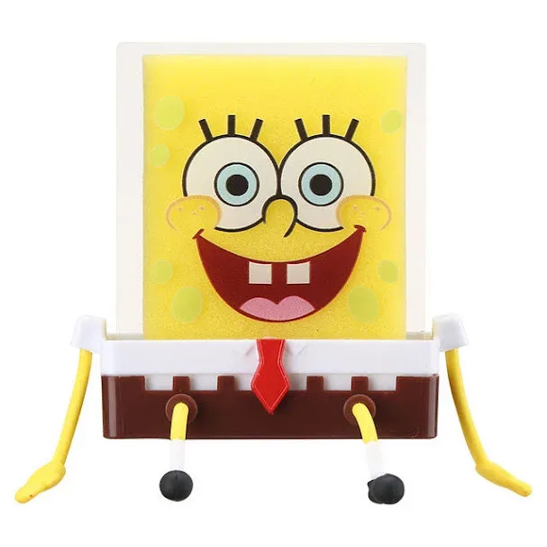 Escurridor con esponja diseño de Bob Esponja multicolor