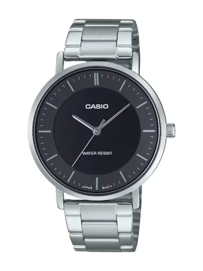 Reloj Casio para caballero MTP-VT04D-1EDF COLOR PLATEADO