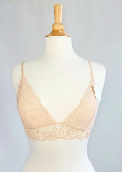 Bralette para dama color beige