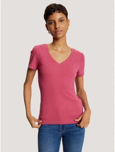 Camiseta Tommy Hilfiger para dama color mangeta
