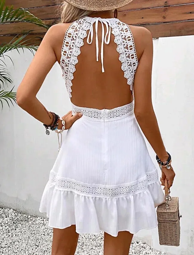 Vestido para dama color blanco