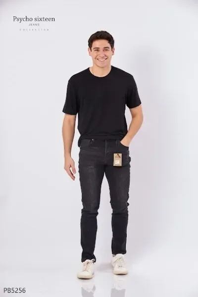 Jeans PSYCHO SIXTEEN para caballero Slim Fit PB5256 color gris oscuro