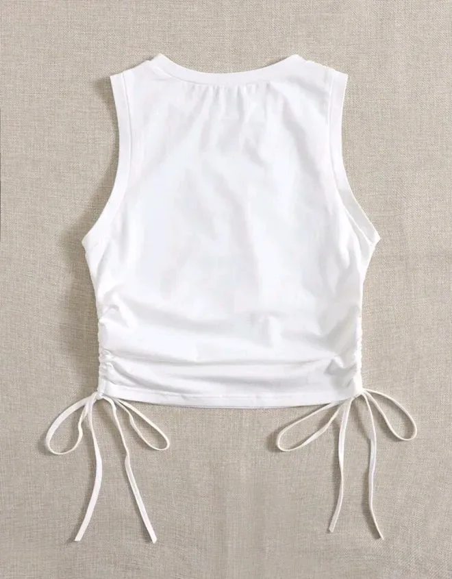 Top tank para dama color blanco
