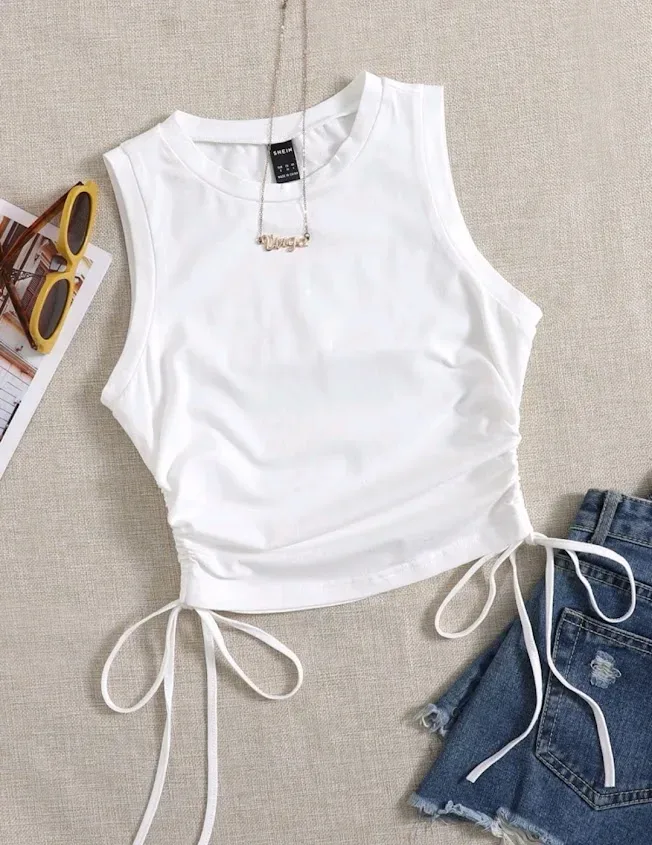 Top tank para dama color blanco