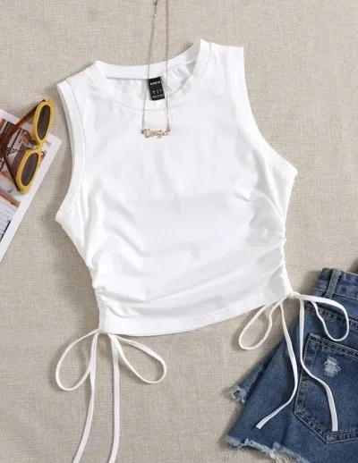 Top tank para dama color blanco