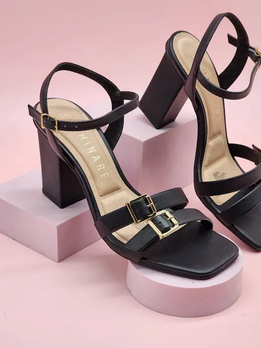 Tacones Camminare para dama TOSCANA PRETO