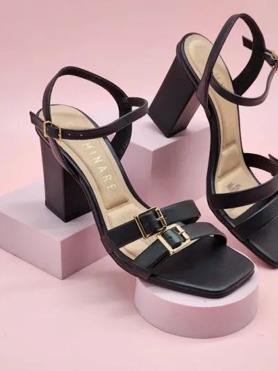 Tacones Camminare para dama TOSCANA PRETO