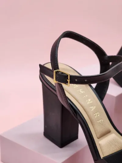 Tacones Camminare para dama TOSCANA PRETO