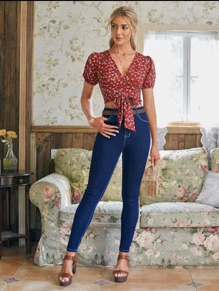 Blusa para dama color rojo