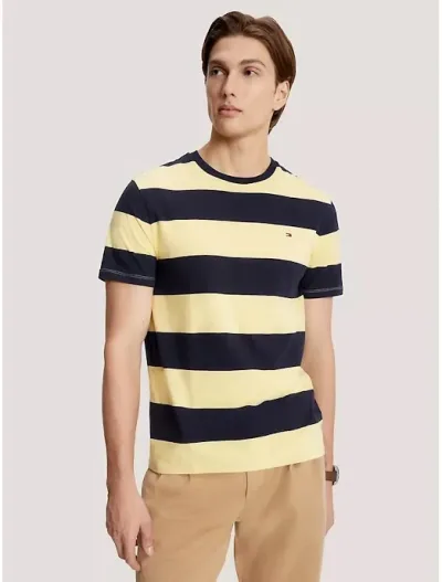 Camiseta Tommy Hilfiger para caballero diseño rayas