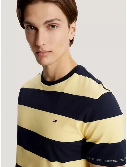 Camiseta Tommy Hilfiger para caballero diseño rayas
