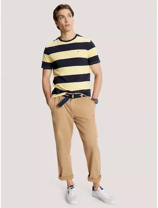 Camiseta Tommy Hilfiger para caballero diseño rayas