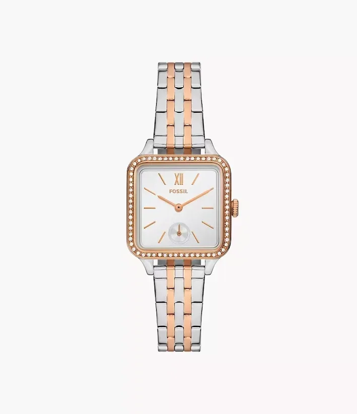 Reloj Fossil para dama color plateado