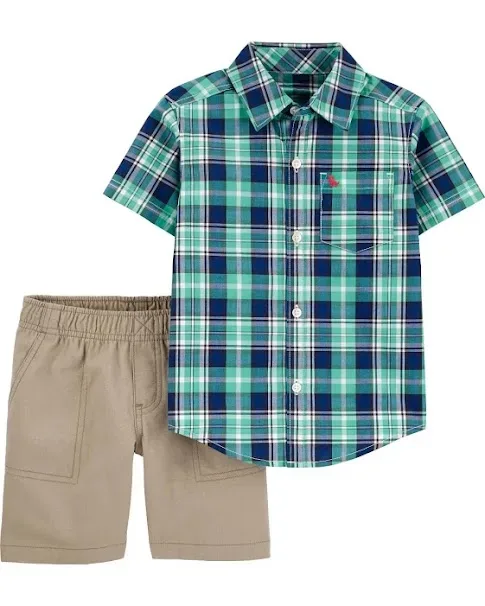 Conjunto para niño Carter's a rayas multicolor
